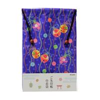 ご朱印帳巾着袋 立涌に鈴（たてわくにすず）
