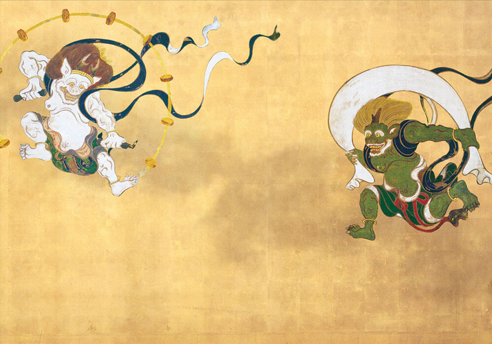 風神雷神図屏風