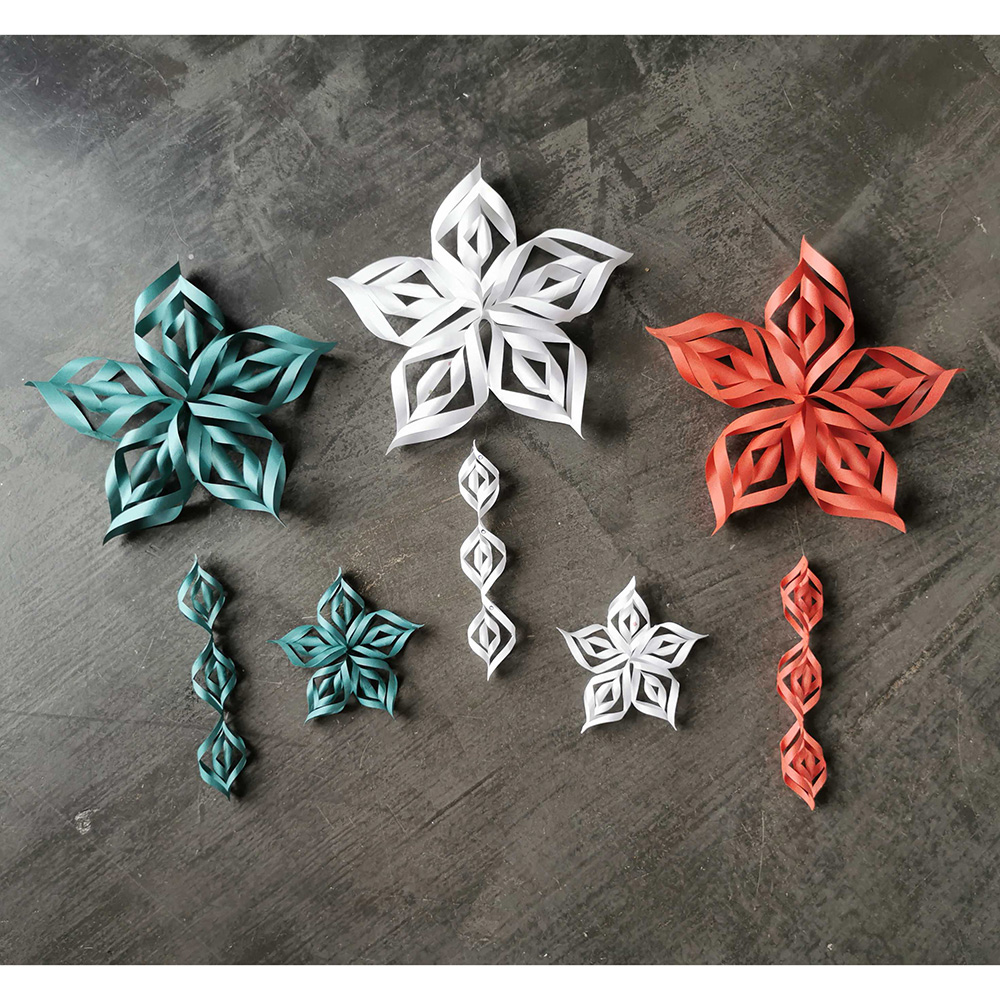 限定販売 簡単手作り 和紙おりがみ クリスマスオーナメント わがみ小路