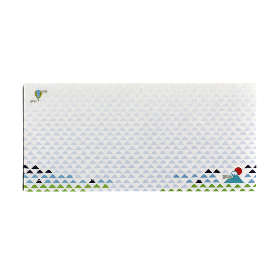 Komon 和紙一筆箋 横書き 補充用 うろこ富士 株式会社 谷口松雄堂