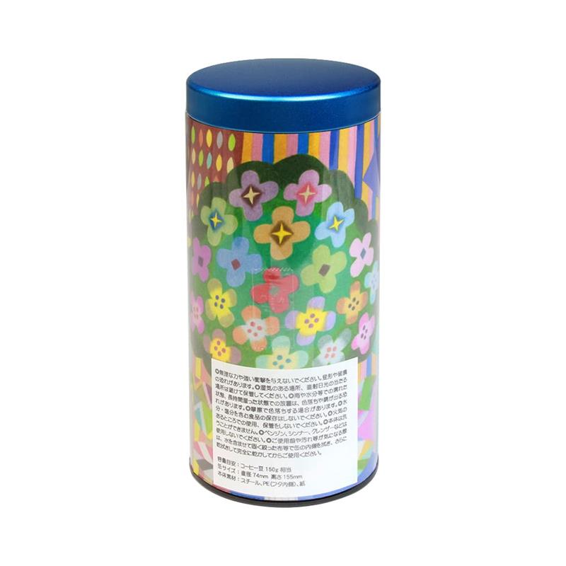 色エンピツ作家 かわばたあきこ】キャニスター缶（大） ペガサス/青