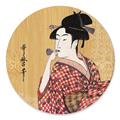 　喜多川歌麿　 婦女人相十品・ポッピンを吹く娘