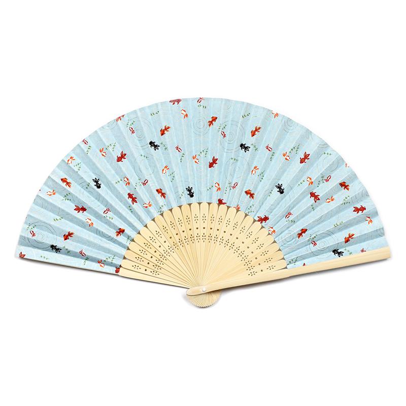 友禅紙扇子 70型25間 8047-1 【在庫限り】