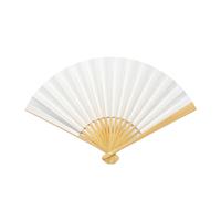 白扇 50型15間 茶席扇