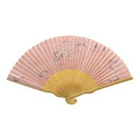 【アウトレット品】両面貼り 和柄扇子 65型35間 桜風 （おうか） 【在庫限り】