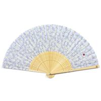 【アウトレット品】布扇子 70型30間　しあわ扇　なでしこ 【在庫限り】