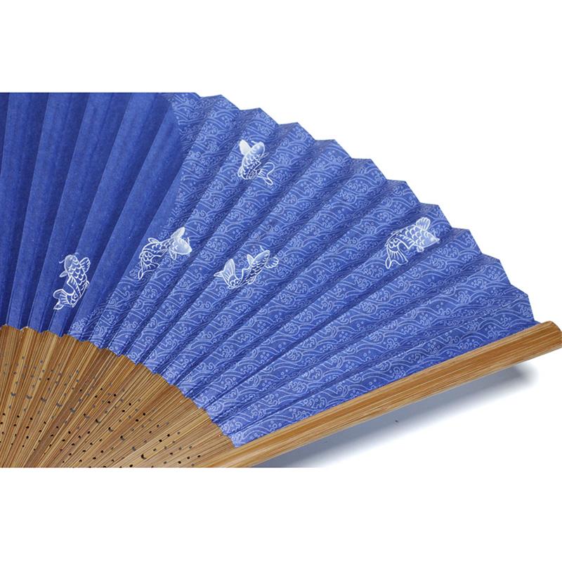 両面貼り 招福扇子 75型35間 ごりやく （五鯉躍） | 谷口松雄堂