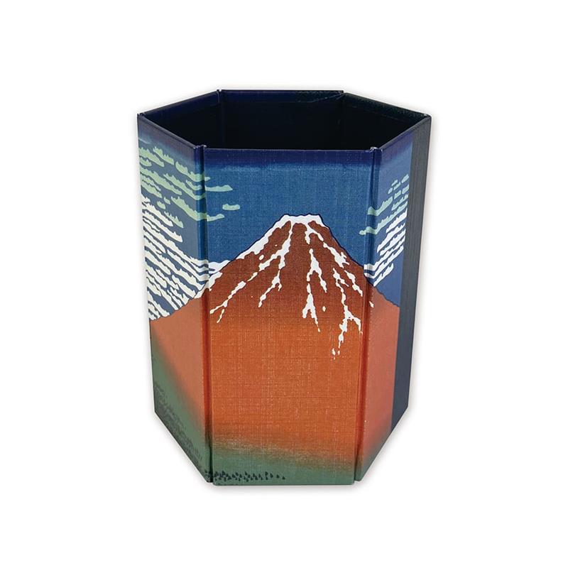 六角小物入れ 葛飾北斎 冨嶽三十六景 凱風快晴