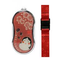 【アウトレット品】 LED携帯ルーペ ネックストラップ付 笑う門には福来たる 【在庫限り】