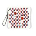 【アウトレット品】 komon＋ スライドミラー 矢絣うさぎ 【在庫限り】