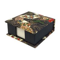 カチッとここちよ 箱入りメモ　波に花四季扇