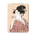 喜多川歌麿 婦女人相十品 ポッピンを吹く娘