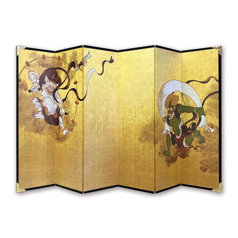 六曲屏風 俵屋宗達 風神雷神図屏風 | 谷口松雄堂