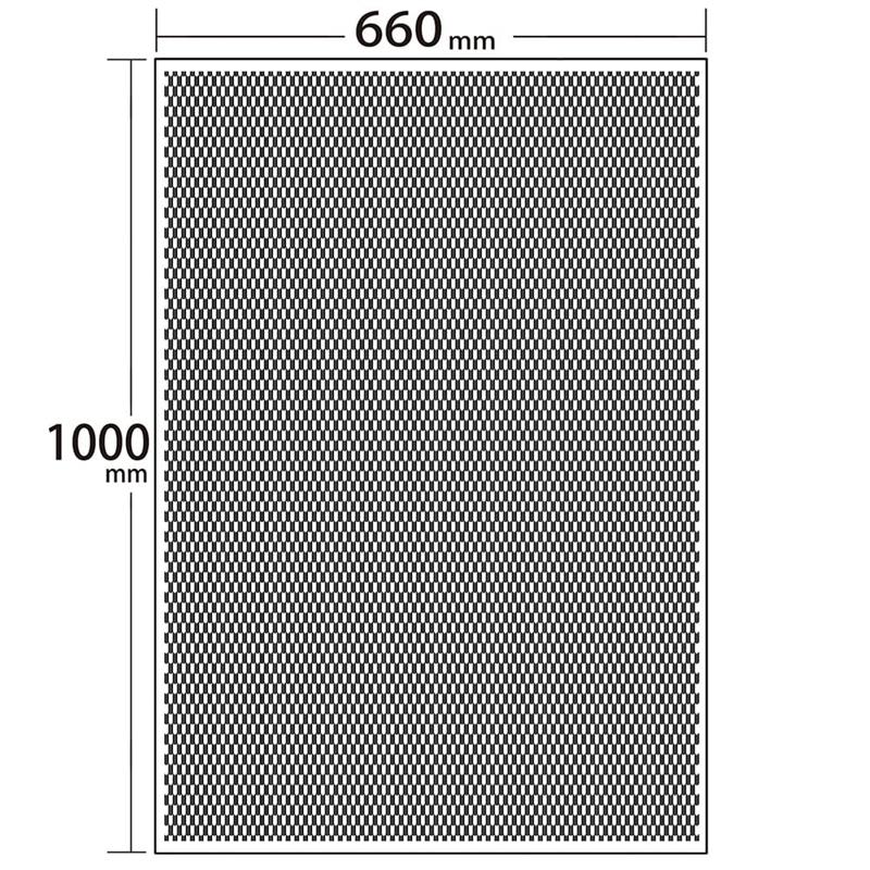 手染友禅紙(菊全判)1000×660 矢絣文様 赤 | 谷口松雄堂