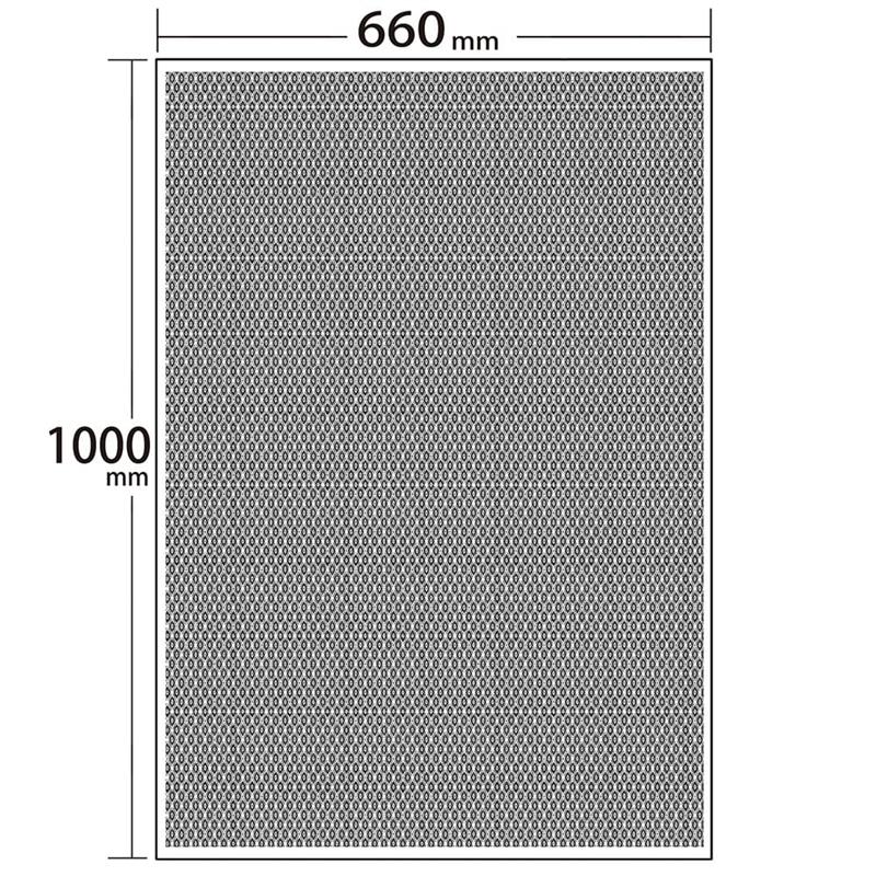 手染友禅紙(菊全判)1000×660 菊菱文様 朱赤 | 谷口松雄堂