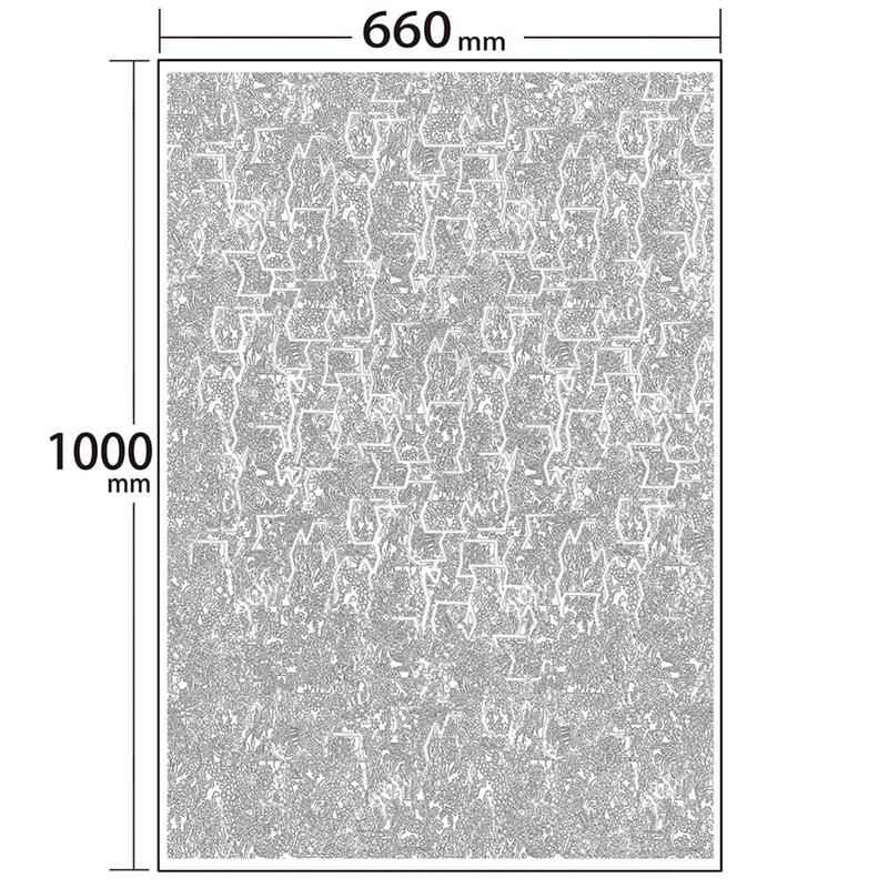 手染友禅紙（菊全判）1000×660 屏風絵 紫 | 谷口松雄堂