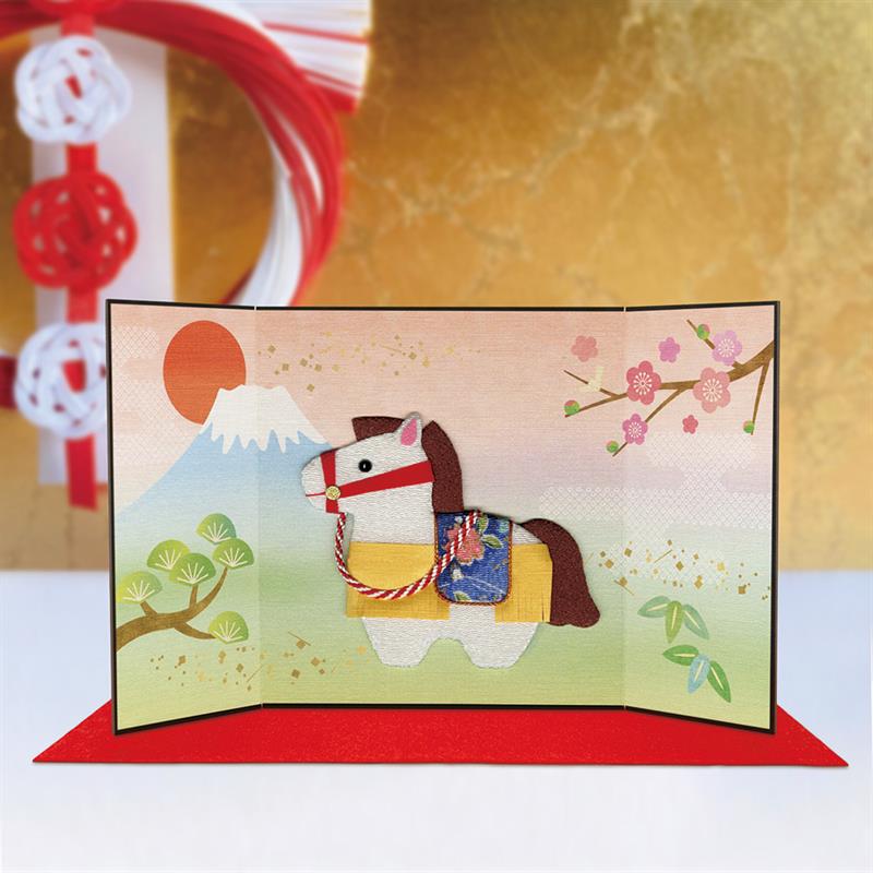 押し絵手作りキット 夢叶うま（ゆめかなうま）【2026年お正月】 | 谷口