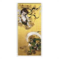 和紙一筆箋 宗達 風神雷神