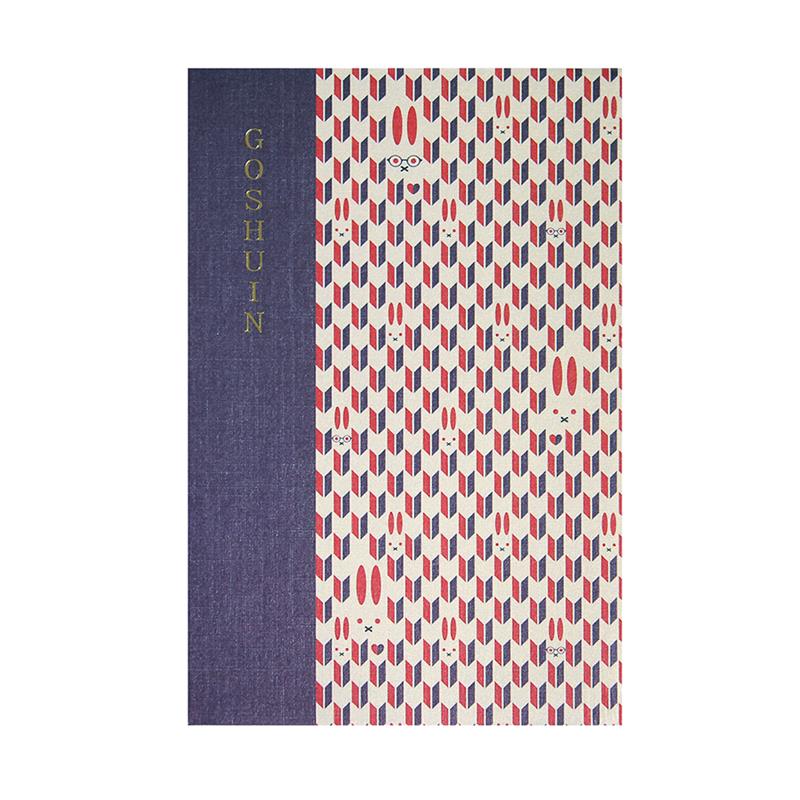 komon＋ 集印帳 （特大） 矢絣うさぎ