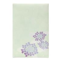 集印帳(大) PUレザー表紙　紫陽花雫（あじさいしずく）