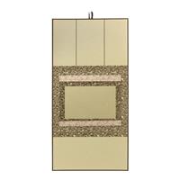 掛軸たとう ハガキ用 横 茶