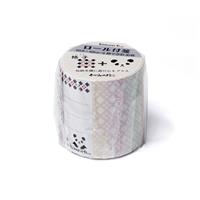 【アウトレット品】 komon+ロール付箋　パンダ格子【在庫限り】