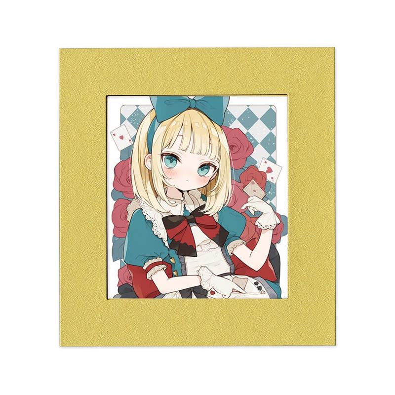 ミニ色紙フレーム 寸松庵（1/4色紙）用 金 | 谷口松雄堂