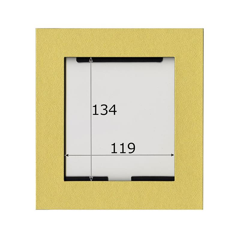 ミニ色紙フレーム 寸松庵（1/4色紙）用 金 | 谷口松雄堂