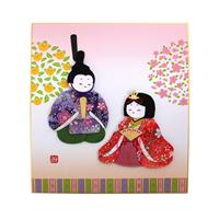 【アウトレット品】 押し絵 大色紙 お雛さま 【在庫限り】
