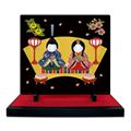 【アウトレット品】 押し絵 衝立飾り さくら雛 【在庫限り】