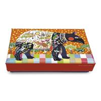 【色エンピツ作家 かわばたあきこ】ミニアートボックス　タベタン