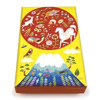 【色エンピツ作家 かわばたあきこ】ミニアートボックス　大日の出