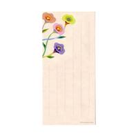 【色エンピツ作家 かわばたあきこ】和紙一筆箋 リフィル　花