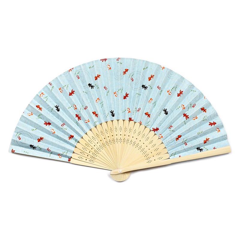 友禅紙扇子 70型25間 8047-1 【在庫限り】
