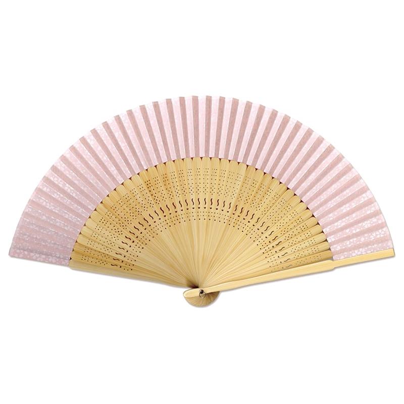 和紙短地扇子70型40間 こぼれ桜