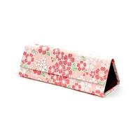友禅紙折りたたみ眼鏡ケース　満開桜大