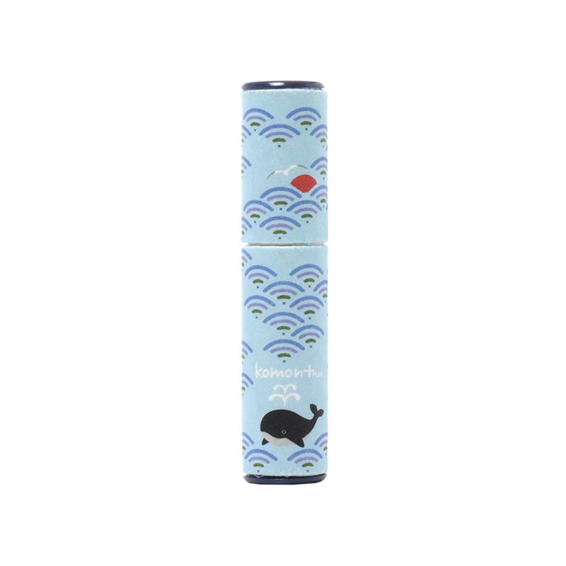 komon＋ ようじ入れ 青海波クジラ