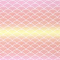 手染友禅紙(菊全判)1000×660 青海波 ピンク