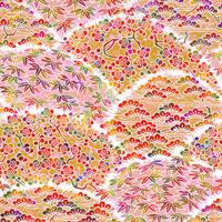 手染友禅紙（菊全判）1000×660 歳寒三友 春