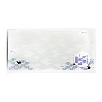 komon＋ 和紙一筆箋 横書き （補充用） 青海波クジラ