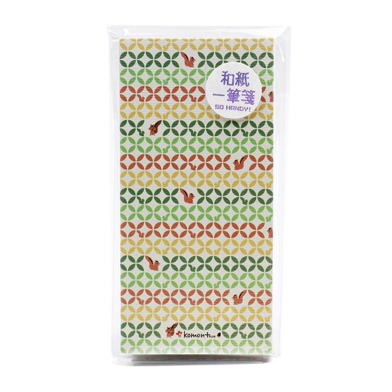 komon＋ 和紙一筆箋 リスのしっぽう