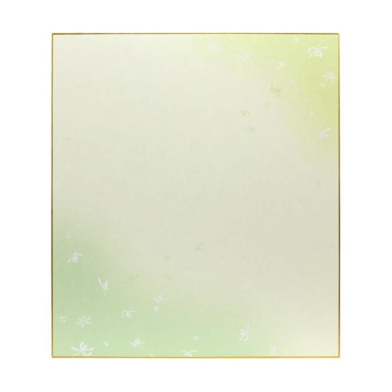 柄入り 大色紙 若菜 （草・黄）