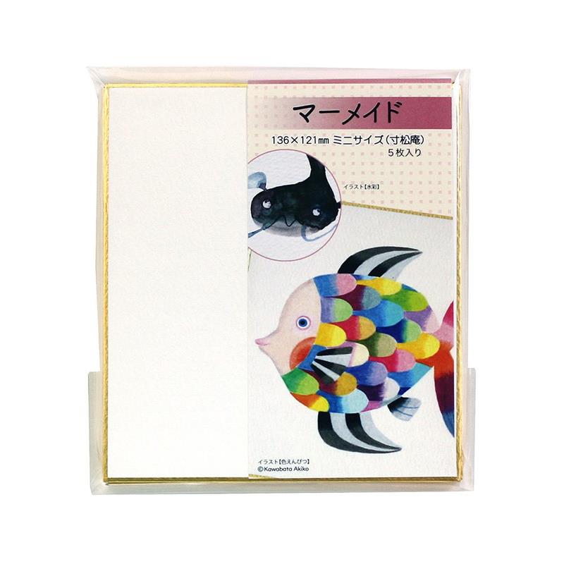 ミニサイズ（寸松庵）マーメイド　金　5枚入り