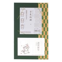 2022年 寸松庵・はがき兼用掛カレンダー　緑 【在庫限り】