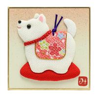 【アウトレット品】 押し絵 豆色紙 いぬ土鈴 【在庫限り】